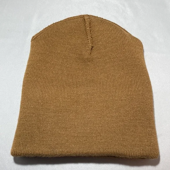 Men’s Baltimore Ravens Carhartt Brown NFL Beanie.  Adult One Size - Picture 6 of 8